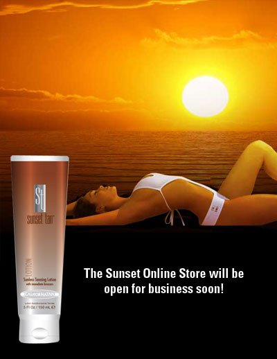 Sunset Tan Online Store Coming Soon